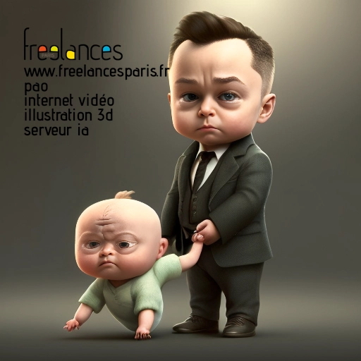 Pao mise en page internet vidéo illustration 3d serveur image IA générative AI freelance paris studio de création magazines 95IN0RK1